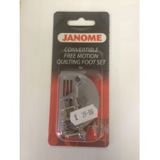 Janome Convertible Free Motion Quilting Foot Set for 1600P ONLY